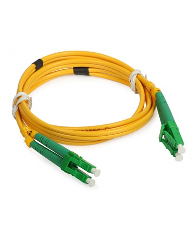 Шнур оптический duplex LC/APC-LC/APC 9/125 sm 1,5м LSZH Cabeus FOP(d)-9-LC/APC-LC/APC-1,5m в Калининграде Патч-корды оптические Pintop.ru