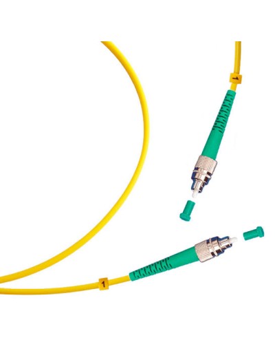 Шнур оптический simplex FC/APC-FC/APC 9/125 sm 10м LSZH Cabeus FOP(s)-9-FC/APC-FC/APC-10m в Калининграде Патч-корды оптические Pintop.ru