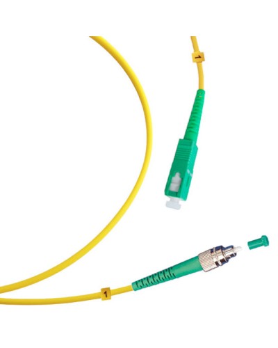 Шнур оптический simplex FC/APC-SC/APC 9/125 sm 5м LSZH Cabeus FOP(s)-9-FC/APC-SC/APC-5m в Калининграде Патч-корды оптические Pintop.ru