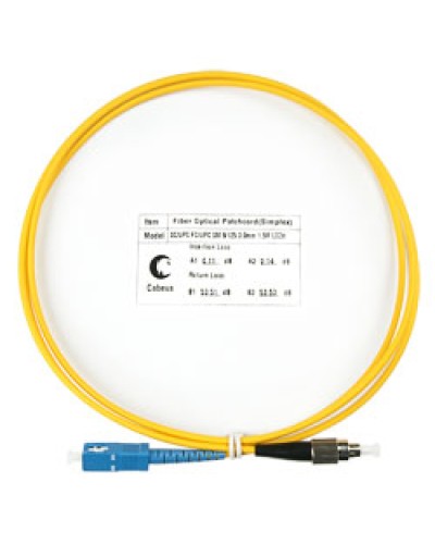 Шнур оптический simplex SC-FC 9/125 SM 1.5 м LSZH в Калининграде Патч-корды оптические Pintop.ru