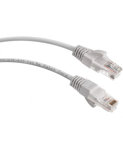 Шнур коммутационный 2xRJ-45/8P8C U/UTP кат.5е (1,5 м) Cabeus PC-UTP-RJ45-Cat.5e-1.5m в Калининграде Патчкорды (медные) Pintop.ru