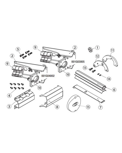 Рычаги F500 без крепления Came 119RID185 в Калининграде Запчасти для шлагбаумов и автоматики Pintop.ru