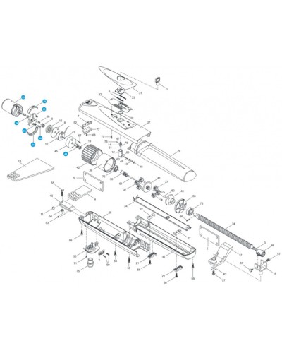 Электродвигатель АХ3024, AX5024 Came 119RID315 в Калининграде Запчасти для шлагбаумов и автоматики Pintop.ru