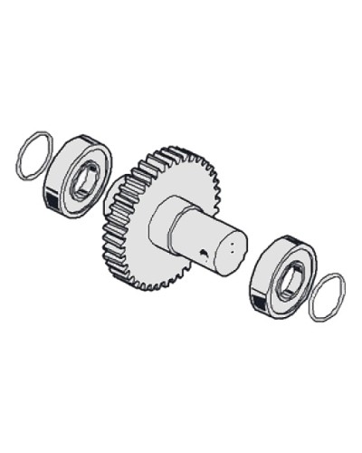 Вал выходной G6000 Came 119RIG054 в Калининграде Запчасти для шлагбаумов и автоматики Pintop.ru