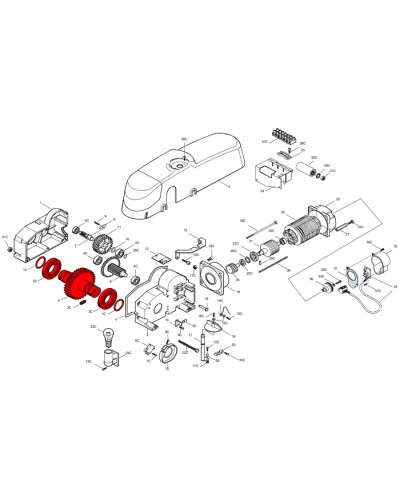 Соединитель для стрелы G12000 Came 119RIG081 в Калининграде Запчасти для шлагбаумов и автоматики Pintop.ru