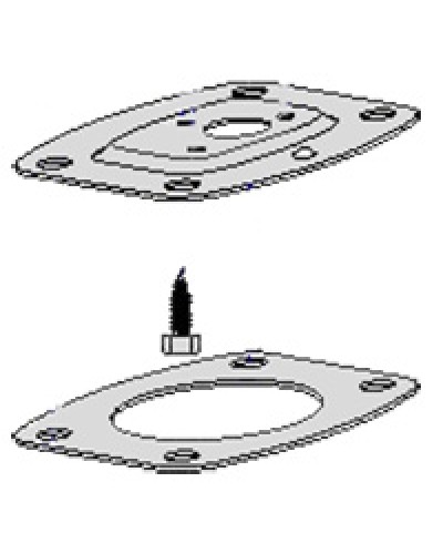 Монтажное основание стойки с анкерами DIR-L DIR-LNCame 119RIR146 в Калининграде Запчасти для шлагбаумов и автоматики Pintop.ru
