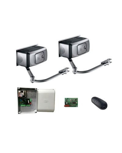 Комплект автоматики для двухстворчатых распашных ворот Came F1000 KIT на основе привода F1000 (блок управления ZF1N, радиоуправление) в Калининграде Автоматизация ворот Pintop.ru