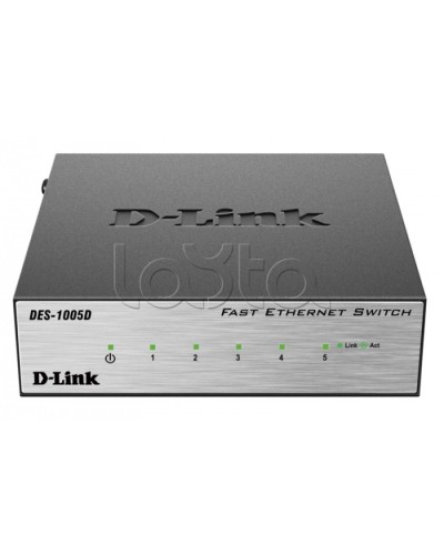 Коммутатор 5-портовый D-Link DES-1005D/O2B в Калининграде Коммутаторы Pintop.ru