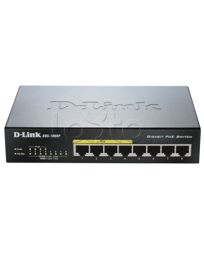 Коммутатор D-Link DGS-1008P/E1A в Калининграде Коммутаторы Pintop.ru