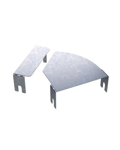 Крышка на горизонтальный изменяемый угол СРО 0-45град. 100, 1,2 мм DKC (SKVN100) в Калининграде Аксессуары для лотков Pintop.ru