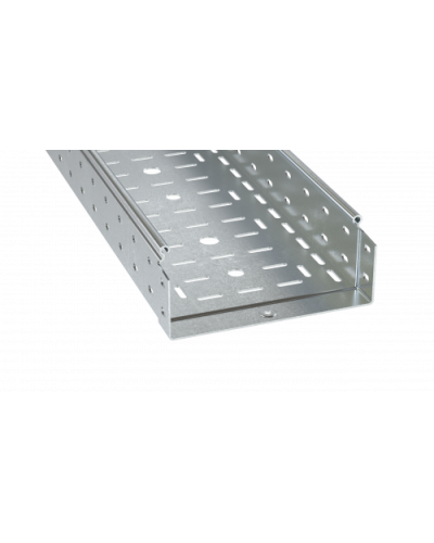 Лоток перфорированный 80х500х6000, 2,0 мм, горячеоцинкованный DKC SPH60850HDZ в Калининграде Кабельные лотки Pintop.ru