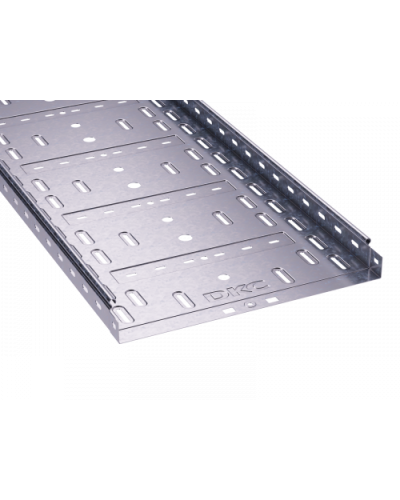 Лоток перфорированный 400х50 L3000, горячеоцинкованный DKC 35266HDZ в Калининграде Кабельные лотки Pintop.ru