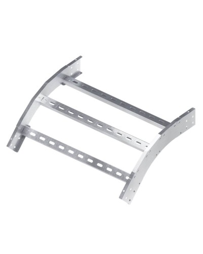 Угол лестничный вертикальный внешний 45 градусов 150х500, R600 DKC (ULOC655) в Калининграде Аксессуары для лотков Pintop.ru