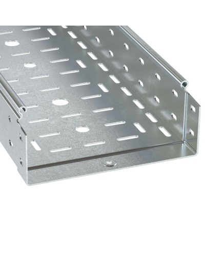 Лоток перфорированный 300х80 L3000 толщ.1,5 мм DKC 3530515 в Калининграде Кабельные лотки Pintop.ru