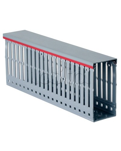 Короб перфорированный, серый RL12 60x100 DKC 00162RL в Калининграде Аксессуары для кабель-канала Pintop.ru