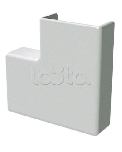 Угол плоский белый 22x10 DKC (00407R) в Калининграде Аксессуары для кабель-канала Pintop.ru