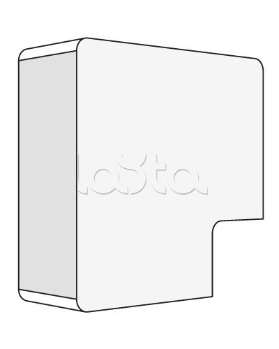 Угол плоский для миниканалов TMC AMP 50x20 DKC 00654 в Калининграде Аксессуары для кабель-канала Pintop.ru