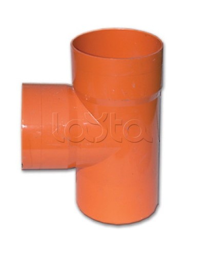 Тройник для двухстенных труб, полипропилен, д. 63 мм DKC 020063 в Калининграде Повороты, муфты, тройники Pintop.ru