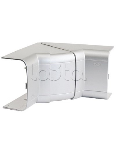 Угол внутренний 90х50 мм, изменяемый 70-120°, цвет серый металлик DKC 09551G в Калининграде Аксессуары для кабель-канала Pintop.ru