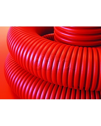 Труба гофрированная двустенная ПНД 110 мм для кабельной канализации с зондом DKC 121911 (50 м) в Калининграде Труба гофрированная Pintop.ru