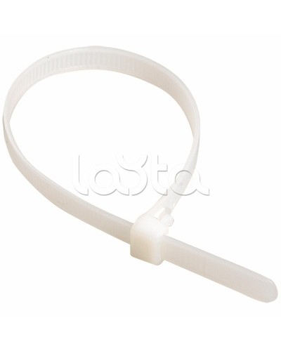 Хомут-стяжка нейлоновый, стандартный P6.6 3.6х370 белый DKC 25208 (100 шт/уп) в Калининграде Стяжки-хомуты Pintop.ru