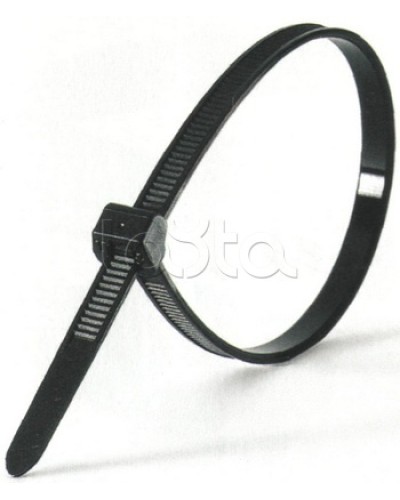 Хомут-стяжка нейлоновый, стандартный P6.6 7.8x240 чёрный DKC 25325 (100 шт/уп) в Калининграде Стяжки-хомуты Pintop.ru