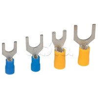 Наконечник вилочный с изолир.фланцем 0,25-1,5 кв.мм 4,1 мм (НВИ) DKC 2A14P