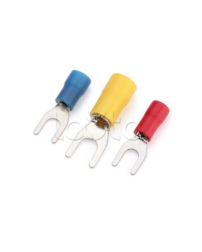 Наконечник вилочный с изолир.фланцем 1,5-2,5 кв.мм 4,1 мм (НВИ) DKC 2B14P в Калининграде Крепежные изделия Pintop.ru