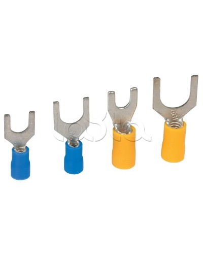 Наконечник вилочный с изолир.фланцем 2,5-6 кв.мм 6,4 мм (НВИ) DKC 2C16P в Калининграде Держатели, клипсы, скобы Pintop.ru