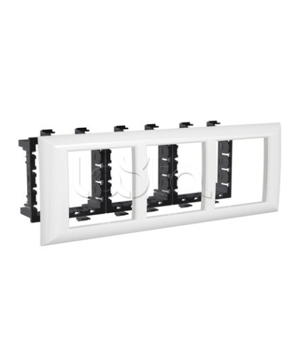 Рамка-суппорт Avanti белый для In-liner Front, 6 мод. DKC 4400916 в Калининграде Аксессуары для лотков Pintop.ru