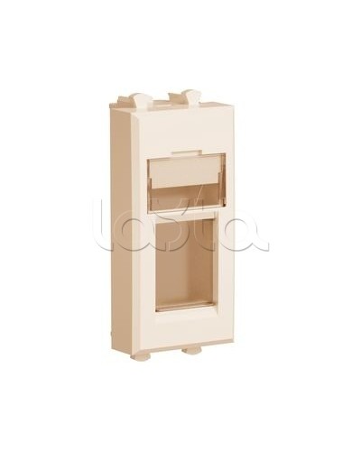 Адаптер для Keystone Ванильная дымка Avanti, 1 мод DKC 4405201 в Калининграде Аксессуары для стоек и шкафов Pintop.ru