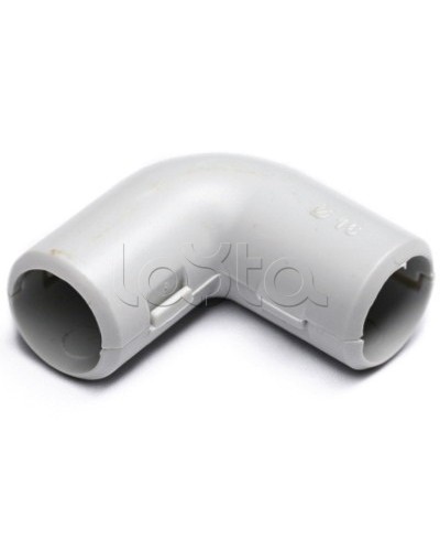 Колено открывающееся, 90 градусов 32 DKC (50532) - Колено открывающееся 90°, номинальный ф32мм, пластик, IP40, RAL 7035 в Калининграде Повороты, муфты, тройники Pintop.ru