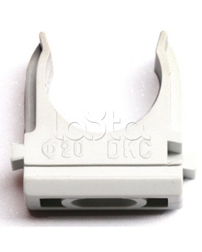 Держатель с защелкой, д.20мм, в упаковках по 10шт. DKC 51020R10 в Калининграде Держатели, клипсы, скобы Pintop.ru