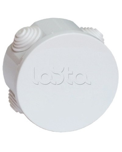 Коробка ответвительная с кабельными вводами, IP44, д.65х35 мм (24 шт/уп) DKC 53500R в Калининграде Распределительные коробки Pintop.ru