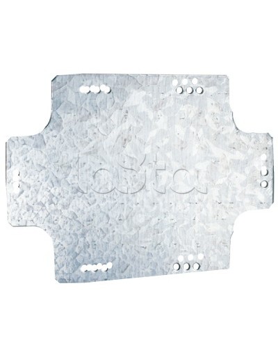 Монтажная пластина из оцинк. стали 270х198х1,5мм, для коробок 300х220мм DKC (59608) в Калининграде Крепежные изделия Pintop.ru