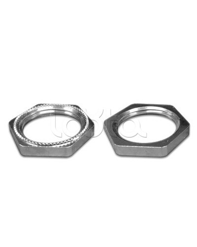 Гайка заземляющая M25x1,5 никел. латунь DKC 6006EMC-25 в Калининграде Крепеж Pintop.ru