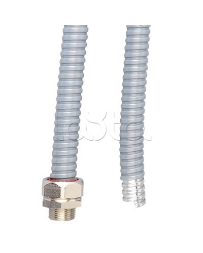 Металлорукав DN 40мм в гладкой EVA изоляции, Dвн 40,0 мм, Dнар 48,0, IP66, (607E040 DKC) в Калининграде Металлорукав Pintop.ru