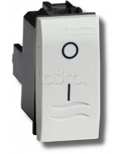 Выключатель двухполюсный белый 1 мод в Калининграде Аксессуары для стоек и шкафов Pintop.ru