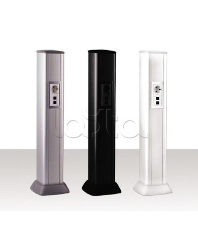 Колонна алюминевая 0,71 м, цвет черный DKC 09593 в Калининграде Аксессуары для стоек и шкафов Pintop.ru