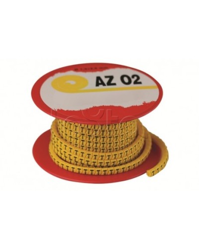 Колечко маркировочное N, 2.5-4мм. черное на желтом DKC AZO3NNBY в Калининграде Крепежные изделия Pintop.ru