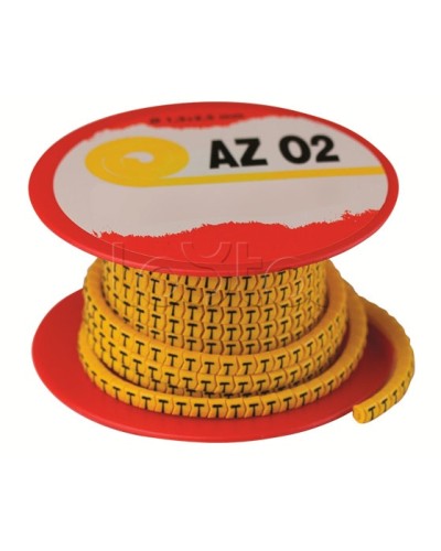 Колечко маркировочное C, 4-8мм. черное на желтом DKC AZS4CCBY в Калининграде Крепежные изделия Pintop.ru