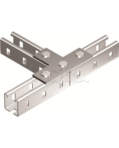 Пластина соединительная Т-обр., горячеоцинкованная DKC BMD1031HDZ в Калининграде Аксессуары для лотков Pintop.ru
