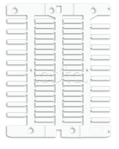 Маркировка для провода, жесткая, для трубочек. 4х23мм. Белая DKC NUT23 в Калининграде Крепежные изделия Pintop.ru