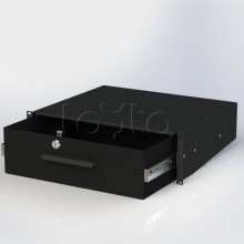 Ящик выдвижной с ключом RAL9005 DKC R5ITCPD2HEB