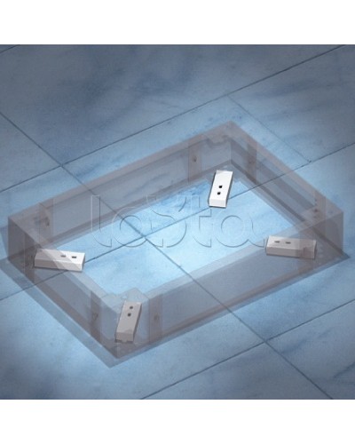 Комплект пластин для фиксации цоколя к полу DKC R5KFP01 в Калининграде Полки для шкафов и стоек Pintop.ru