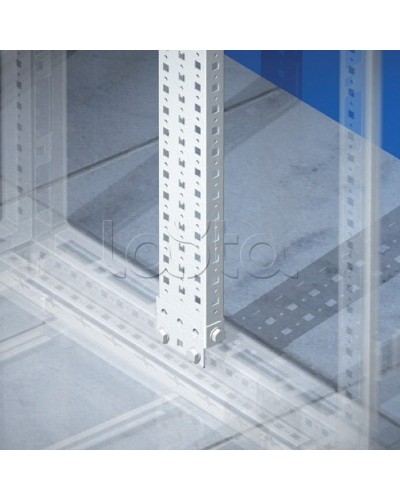 Рейки вертикальные, широкая, для шкафов CQE В=1800мм, 1 упаковка - 2шт. DKC R5PDV18 в Калининграде Аксессуары для стоек и шкафов Pintop.ru