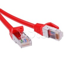 Патч-корд экранированный CAT6 F/UTP 4х2, LSZH, красный, 10м DKC RN6FU4500RD