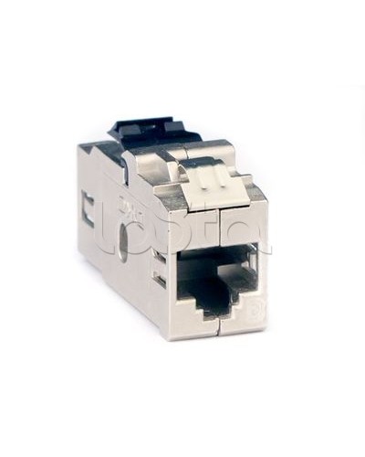 Модуль Keystone RJ45 CAT6 проходной экранированный, серебристый DKC RNK6FESL в Калининграде Модули Keystone Pintop.ru