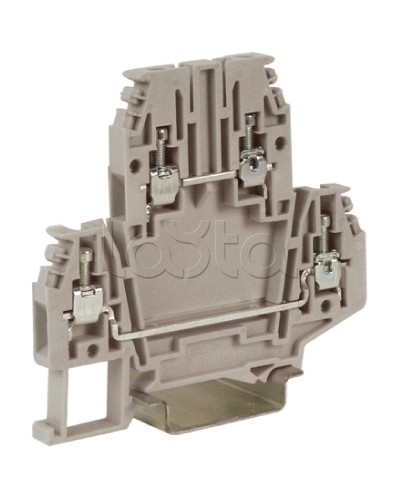 Зажим клеммный проходной 2.5 кв.мм DKC ZDB100GR в Калининграде Клеммные колодки Pintop.ru