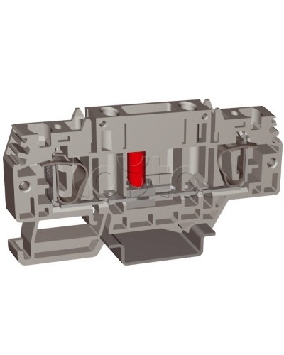 Зажим HSCB.4GR, тестовый с разъединителем, серый , 4 кв.мм DKC ZHB100GR в Калининграде Держатели, клипсы, скобы Pintop.ru